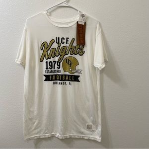 retro brand ucf football shirt white new with tag